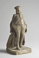 Karykatura Portret awokado - Rzeźba Honore Daumier (1808-1879) Wymiary 27x10,5x11 cm MUSEE DES BEAUX ARTS - PALAIS LONGCHAMP