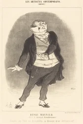 Henri Monnier (rola Josepha Prudhomme