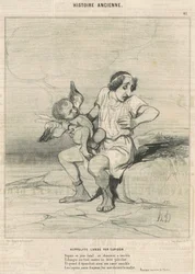 Hippolyte nadziany przez Kupidyna