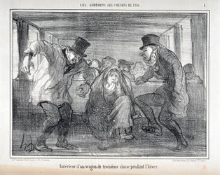 Ilustracja do serii „Les Agrements des Chemin de fer”