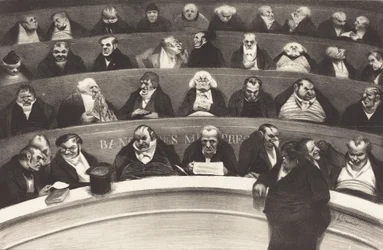 Brzuch ustawodawczy autorstwa Honore Daumier, 1834