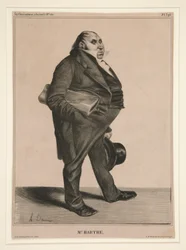 p. Barthe, pl. 294 z serii C?l?brit? de la Karykatura (Karykatura