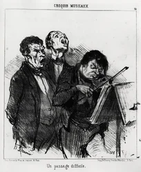 Szkice muzyczne: trudne przejście. Ilustracja d