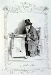 ilustracje o ideach i legendach Philipon pod tytułem Les Cent i Robert Macaire