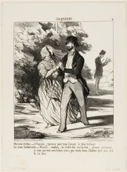 Monsieur Arthur: "Och Pamelo! Płonę miłością do ciebie!" Mąż zielarz: "- Malwa... z rodziny Malvaceae... środek uspokajający.... Nie wierzę, że mój przyjaciel Arthur ma ten okaz w zielniku, o którego zbudowanie mnie poprosił".