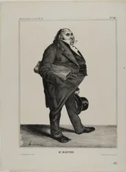 Pan Barthe, płyta 294 z Célébrités de la Caricature