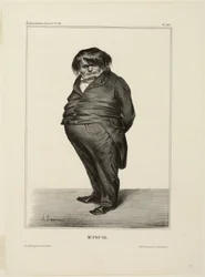Pan Prune, płyta 288 z Célébrités de la Caricature