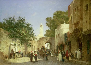 Arabska scena uliczna, 1872