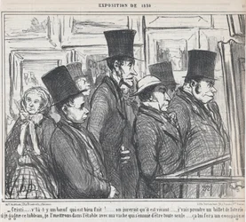 Chryste, cóż za dobrze zbudowany wół!..., z Wystawy 1859 roku, opublikowano w Le Charivari, 4 maja 1859