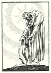 Ilustracja do Kazania na górze (grawerunek)