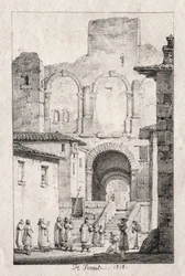 Procesja w Arles, 1918.