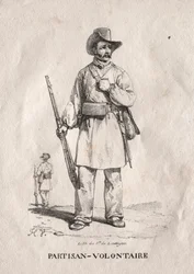 Ochotniczy partyzant, 1822.
