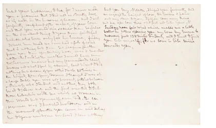 Autograf listu do Lady Hamilton, n.p. [Fudroyant na morzu]