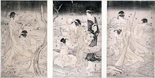 Polowanie na świetliki o zmroku, 1796-97 (drewnodruk)