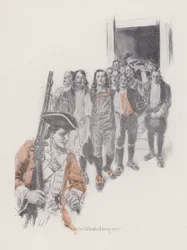 Ilustracja do Evangeline, A Tale of Arcadie, autorstwa Henry