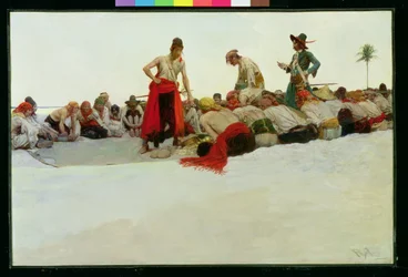 Więc skarb został podzielony, z „Losu miasta skarbów” Howarda Pyle