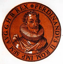 Medalion portret Ferdynanda II, Świętego Cesarza Rzymskiego