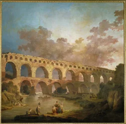 Le Pont du Gard. Rzymski akwedukt przez rzekę Gard ...