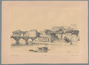Widok Limoges na Vienne Vue de Limoges (tytuł na obiekcie) Fragmenty pejzaży (tytuł serii) Fragmenty paysages (tytuł serii)