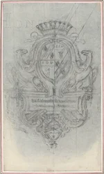 Herb z dwoma orłami