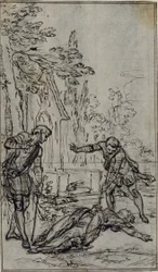 Studium do winiety w "La Pucelle d