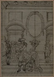 Studium do drugiego, nigdy nieopublikowanego wydania "La Partie de Chasse de Henri IV" Colle