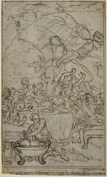 Studium do ilustracji w Tacyt "Tiberius, or The Six First Books of Annals", księga IV, tom 2, 2. studium