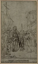 Studium do ilustracji w Tacyt "Tiberius, or The Six First Books of Annals", księga III, tom 2, 2. studium