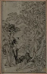 Studium do winiety z "De la Nature des Choses" Lukrecjusza, tom II, księga V