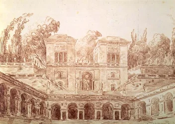 Villa Farnese, Rzym (rysunek)