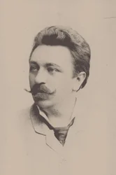Portret kompozytora Eugena Hildacha 1849-1924.
