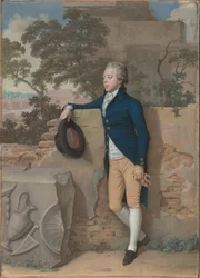 Frederick North, później piąty hrabia Guilford, w Rzymie