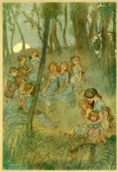 I nocne łąkowe wróżki, spójrz jak śpiewasz, z Wesołych kumosz z Windsoru, 1910.
