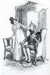 „Emma i pan Knightley” (ilustracja)