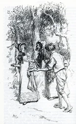 „Harriet, zaatakowana przez Cyganów” (ilustracja)