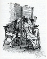 Ilustracja do „Emmy” autorstwa Jane Austen. Hugh Thomson (ilustracja)