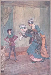 „Ty mały Jack-A-Lent, czy byłeś nam wierny?”, ilustracja z „Wesołych żon Windsoru”