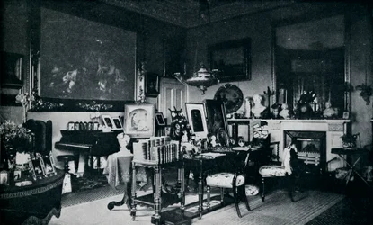Prywatny salon Queens w Osborne, c1899, 1901