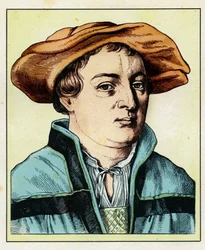 Hans Holbein le Jeune - Hans HOLBEIN il Giovane (1497 lub 1498-1543) 1854 (rycina)