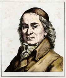 Portret niemieckiego teologa Augusta Hermanna FRANCKE (1663-1727)