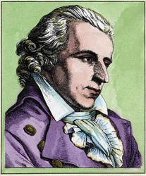 Portret niemieckiego historyka i poety Friedricha von Schillera (1759-1805)