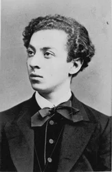 Portret pianisty i kompozytora Rafaela Joseffy 1853-1915.