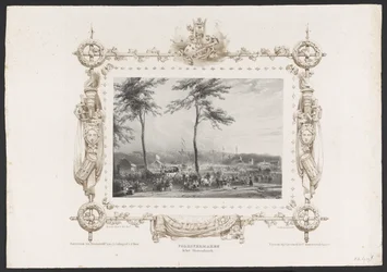 Wesołe miasteczko i inne rozrywki, 1836 Popularna rozrywka w Sterrenbosch / 17 czerwca 1836 (tytuł na obiekcie) Tablice z okazji stulecia Hogeschool Utrechtsche, 1836 (tytuł serii)