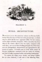 Ilustracja z „Fragments on the Theory and Practice of Landscape Gardening”, opublikowanego w 1816 roku