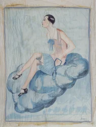 La Garconne, ok. 1925-30 (malowany jedwab)