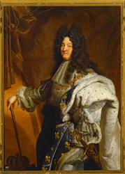 Ludwik XIV, król Francji (obraz na płótnie)