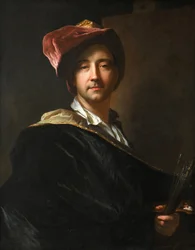 Autoportret w turbanie, 1698.
