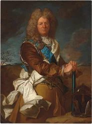 Portret Sebastiena Le Prestre, markiza de Vauban, marszałka Francji, noszącego order św.