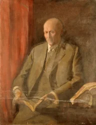 Portret mężczyzny (olej na płótnie)