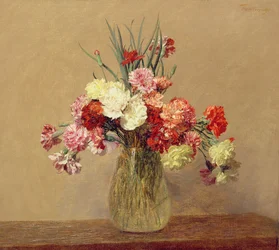 Bukiet goździków, 1890